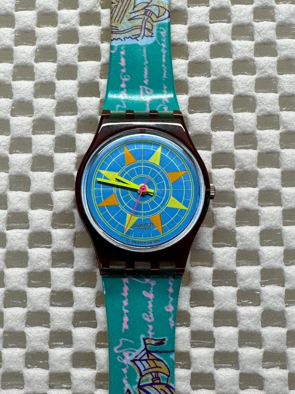 Swatch Watch Compass LV100 Vintage 1991